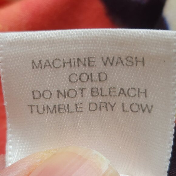 [M] Christopher & Banks Art Design Women's Top Size Medium Adjustable Sleeves - Picture 8 of 10